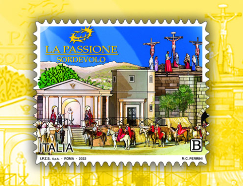 Un francobollo celebra la Passione di Sordevolo